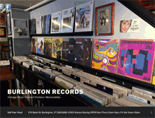 Tablet Screenshot of burlingtonrecords.com